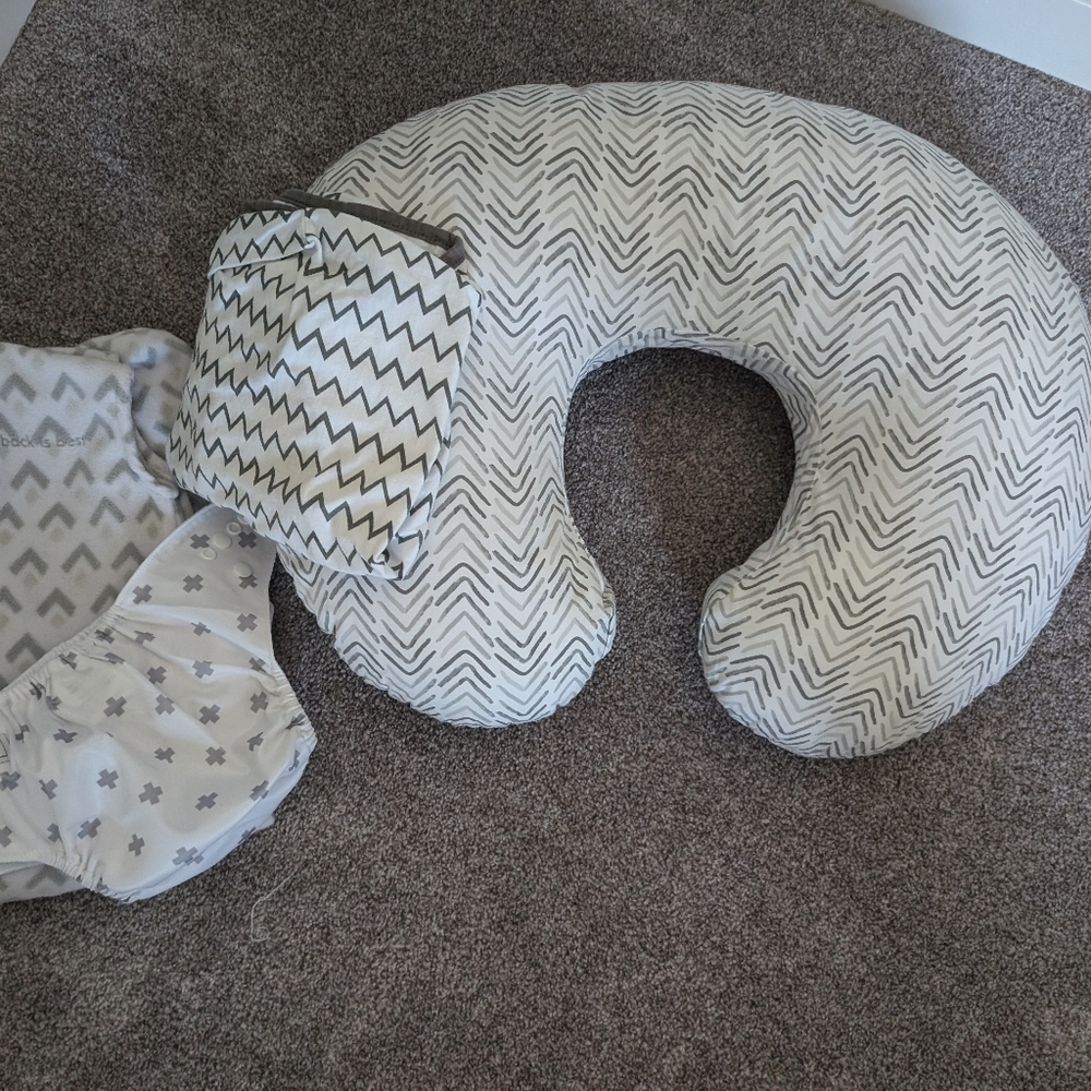 Boppy and Baebea baby
